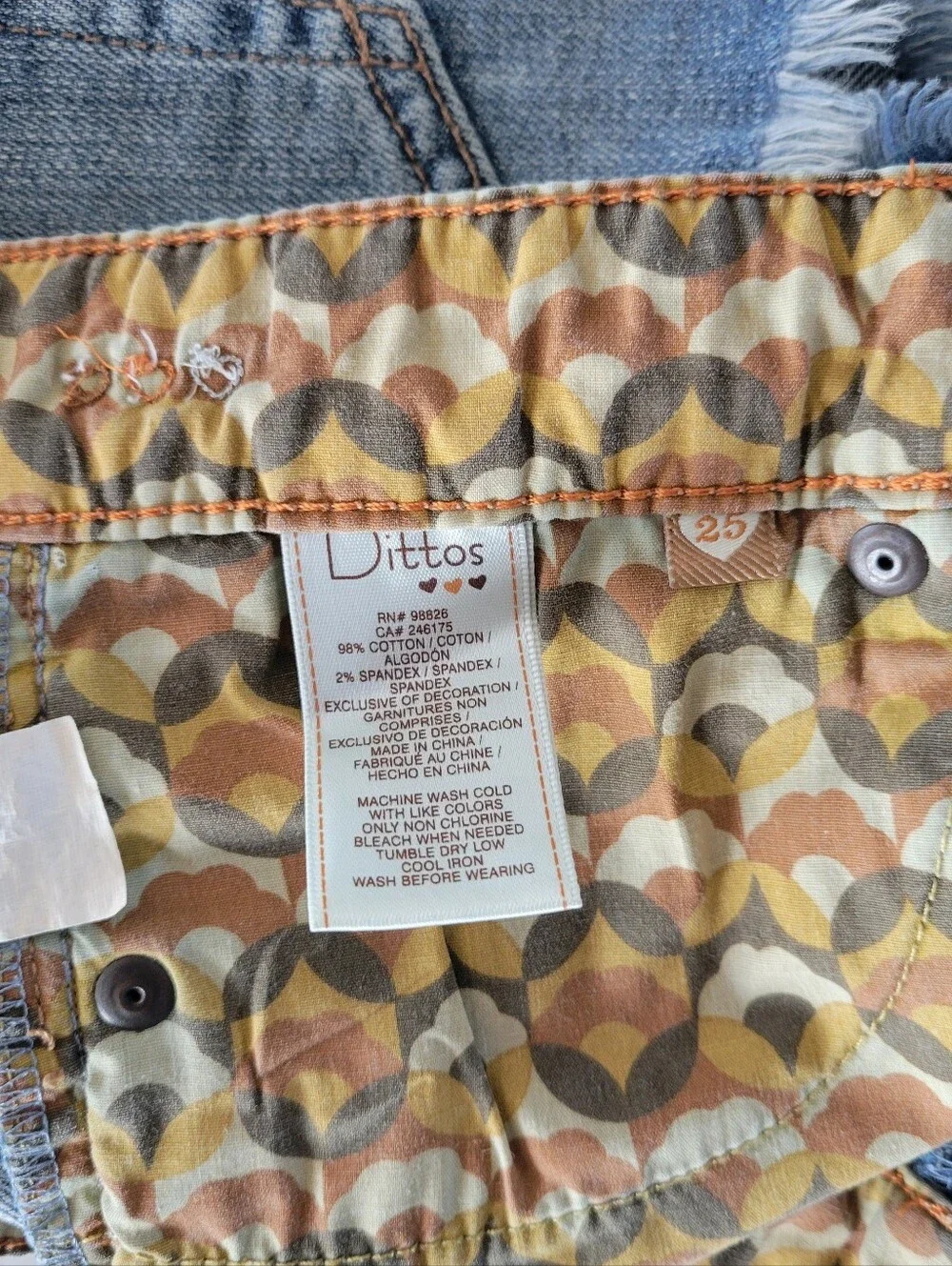 Dittos Jean Shorts